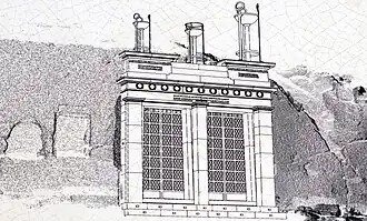 Reconstitution probable du monument à l'époque de Thrasyclès.