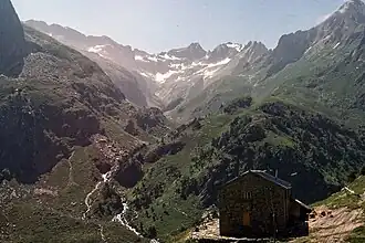 Le refuge en juillet 1988.