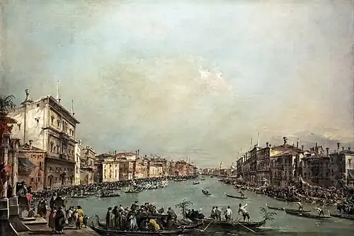 Régate sur le Grand Canal - Guardi