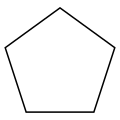 Le pentagone est un graphe de Moore à 5 sommets (
  
    
      
        d
        =
        2
      
    
    {\displaystyle d=2}
  
).