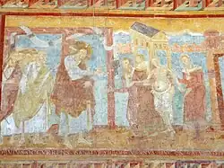 Église Saint-Georges d'Oberzell à Reichenau, fresques fin du Xe siècle