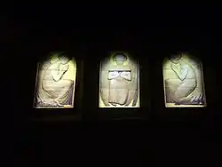 Anges en vitraux de l'église Saint-Nicaise de Reims.