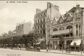 Façade du Palais Rémois.