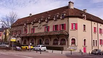 Le restaurant vu de l'extérieur.