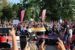 Allumage du chaudron paralympique