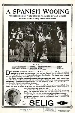 Description de l'image Release flier for A SPANISH WOOING, 1911.jpg.