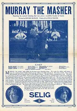 Description de l'image Release flier for MURRAY THE MASHER, 1912.jpg.