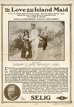 Description de l'image Release flier for THE LOVE OF AN ISLAND MAID, 1912.jpg.