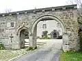 Le Relecq-Kerhuon : le manoir de Lossulien, portail d'entrée.