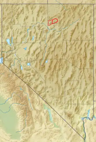 Carte de localisation des monts Santa Renia.