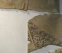 Plaque décorative provenant peut-être de l'autel.