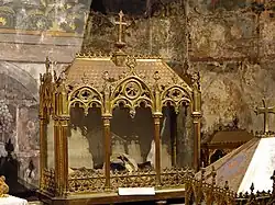 Reliquaire Saint-Genès d'Arles présent dans la basilique de Saint-Trophime (Arles)