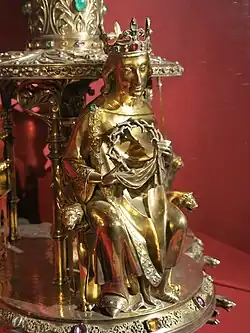 Saint-Louis tenant la Couronne d'Épines.