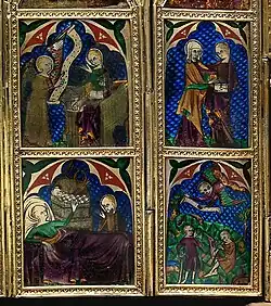 Détail, aile gauche