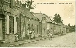 La rue des Prés en 1920.