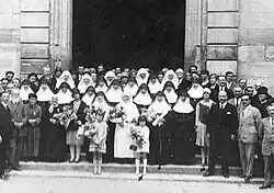 cérémonie d'une remise de médaille