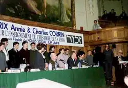 Remise du Prix Corrin à Dominique Natanson.