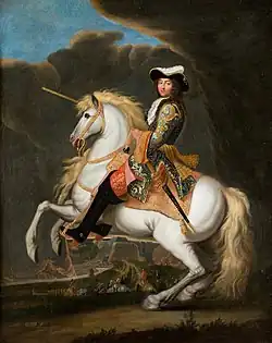 Portrait équestre de Louis XIV (René-Antoine Houasse).