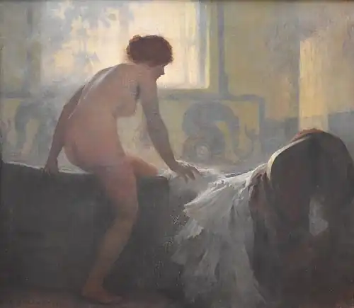 Femme au bain (1888), huile sur toile, musée Petiet de Limoux.