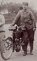 Champoiseau au Tour de France Motocycliste 1905 (au sein de l'équipe Peugeot).