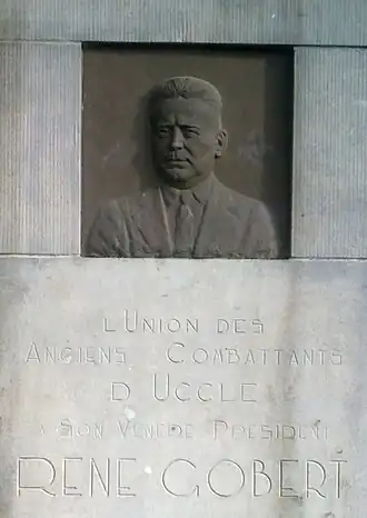 Monument à René Gobert, résistant.