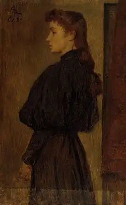 Portrait de jeune femme (1896), Musée des Beaux-Arts de Gand..