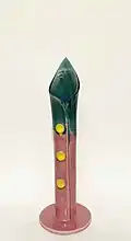 Renate Fuhry, vase, céramique émaillée, 1980