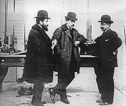 Les trois frères Renault : Marcel, Louis et Fernand.