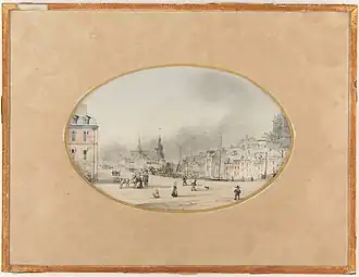 Rennes, le Mail, 1845-1850, Rennes, Musée de Bretagne