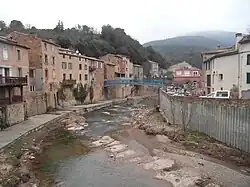 Rennes-les-Bains, vue générale depuis la Sals