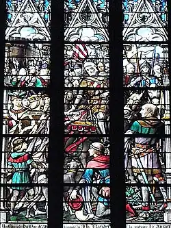 L'annonce à Rennes de la victoire des Montfort sur les Blois.