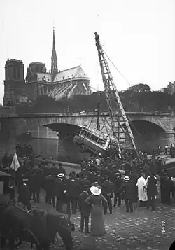 Opération de repêchage de l'omnibus.