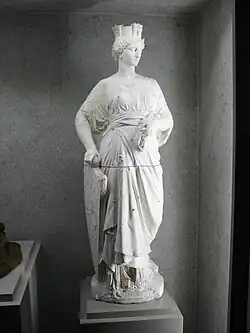 La Ville de Lyon (vers 1865), modèle en plâtre, musée des beaux-arts de Lyon.