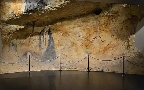 Reproduction de la grotte au musée de Valltorta.
