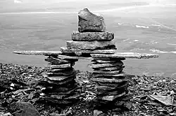 Un Inuksuk de Resolute Bay.