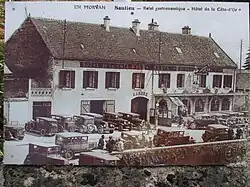 Hôtel de La Côte d'Or, dans les années 1930.