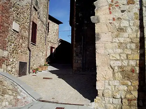 Vestiges de la Porta Grossetana.