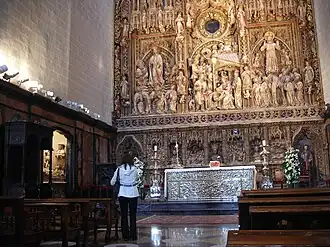 Retable de la cathédrale de Saragosse.