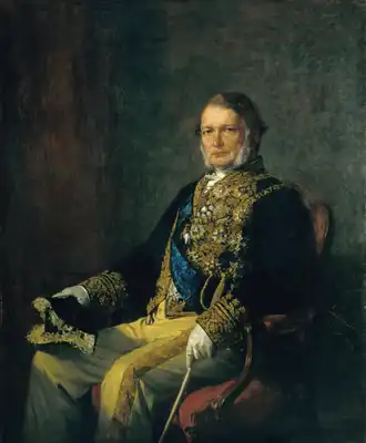 Portrait du duc de Ávila, de Miguel Ângelo Lupi, 1880
