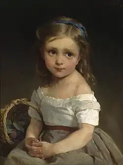 Fille avec un panier de prunes, 1875