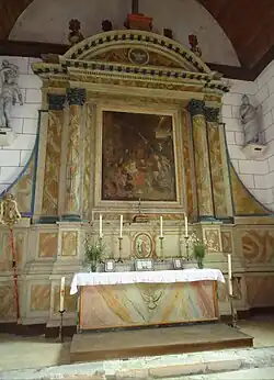 Le retable et son tableau.