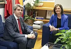 Ángel Garrido et Paloma Adrados.