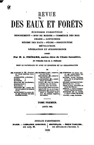 Image illustrative de l’article Revue des eaux et forêts