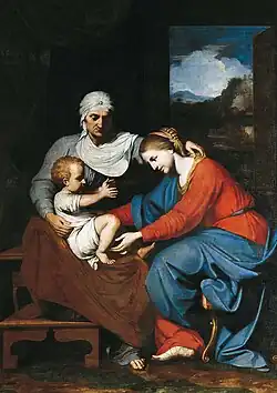 La Vierge, l'Enfant et sainte Anne, Avignon, chapelle des Pénitents noirs.