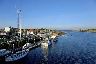 Le canal de Mira à Gafanha da Boa Hora.