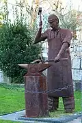 Sculpture de forgeron