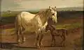 Stute mit Fohlen, sans date