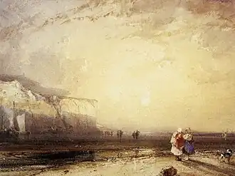 Coucher de soleil dans le Pays de CauxRichard Parkes Bonington (1828)Londres, Wallace Collection