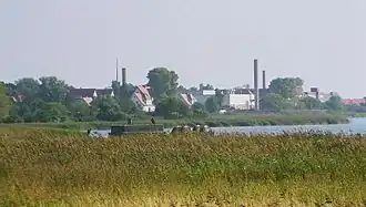 Vue sur l'île de Riems