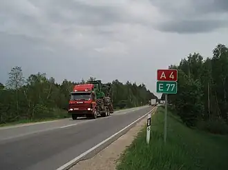 Image illustrative de l’article Route A4 (Lettonie)